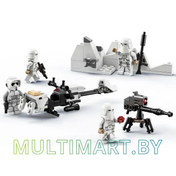 Конструктор LEGO Star Wars 75320 Боевой набор снежных пехотинцев картинка 4